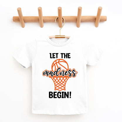 Basketball Madness Hoop | Toddler Graphic Short Sleeve Tee