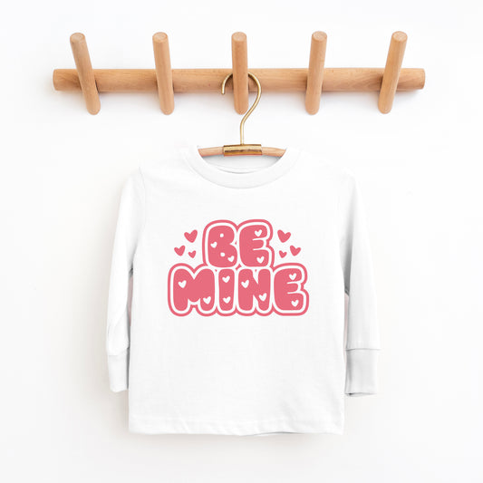 Be Mine Bubble | Toddler Graphic Long Sleeve Tee