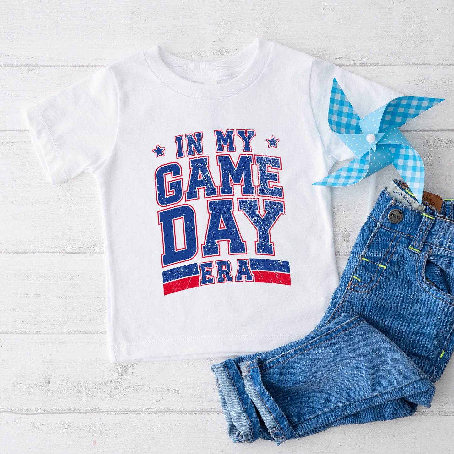 In My Game Day Era - Blue | Toddler Graphic Short Sleeve Tee