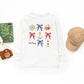 Coquette Nautical Collage | Toddler Graphic Long Sleeve Tee