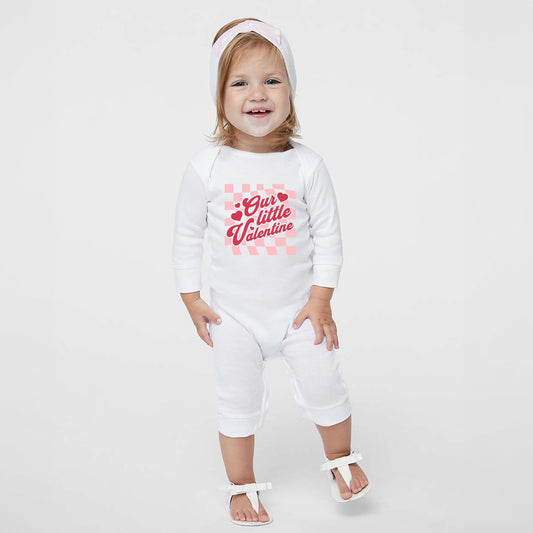 Our Little Valentine | Baby Graphic Romper