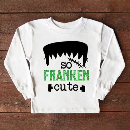 So Franken Cute Glitter | Youth Graphic Long Sleeve Tee