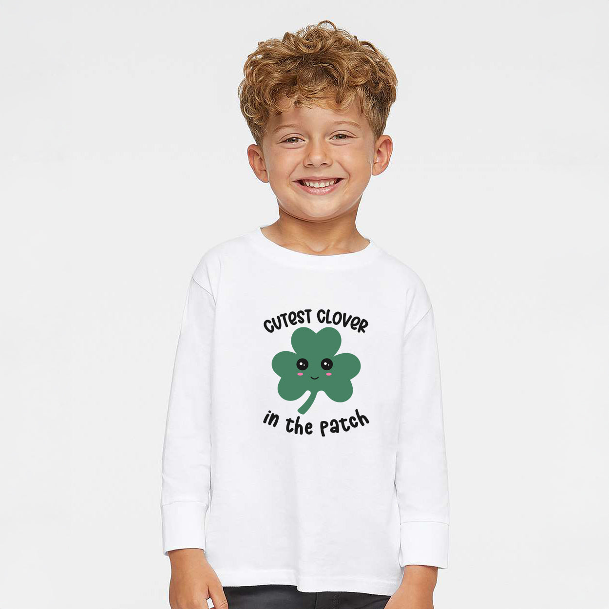 Cutest Clover | Toddler Graphic Long Sleeve Tee