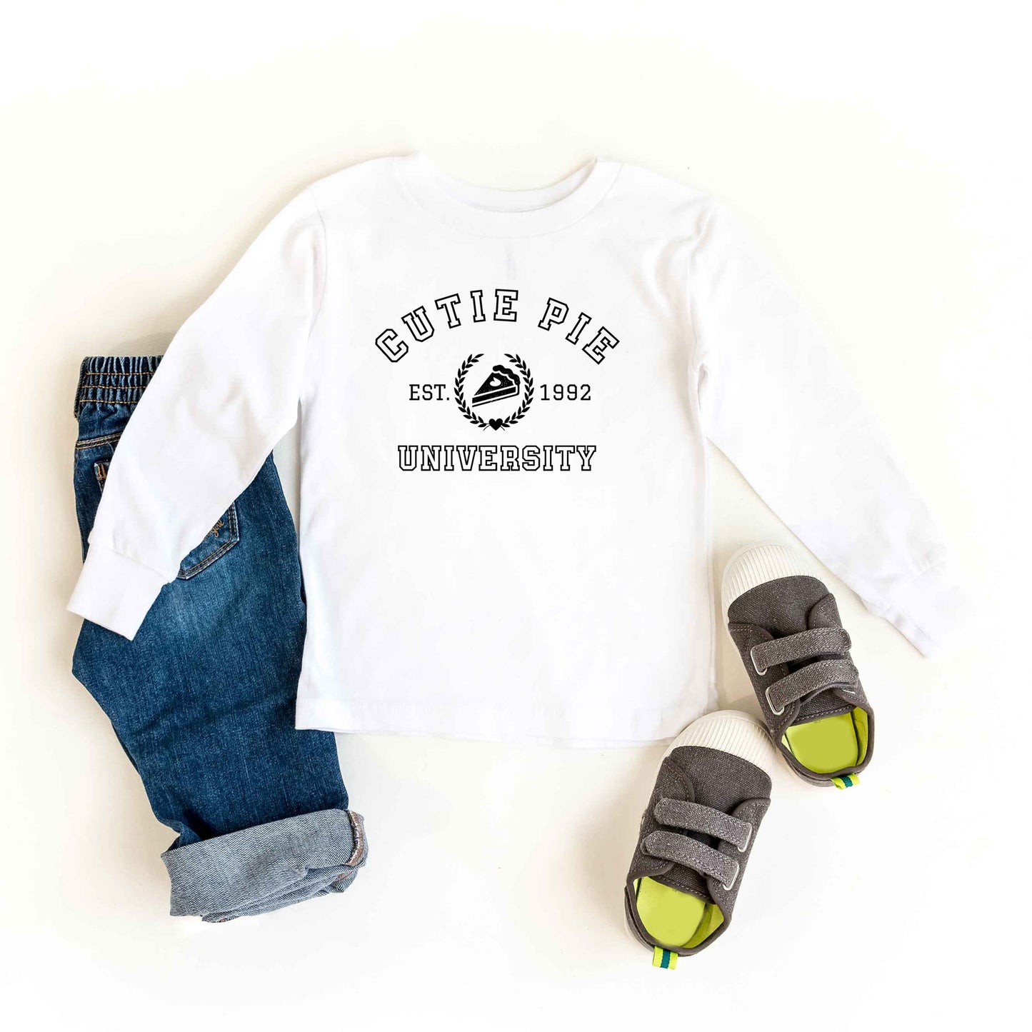 Cutie Pie University | Youth Graphic Long Sleeve Tee