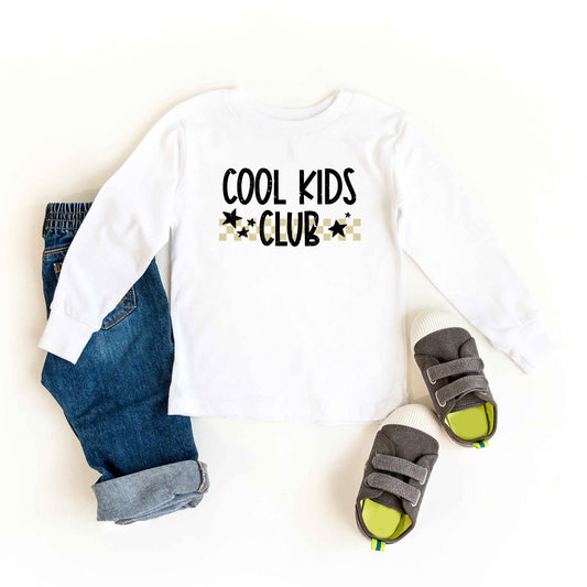 Cool Kids Club | Toddler Graphic Long Sleeve Tee