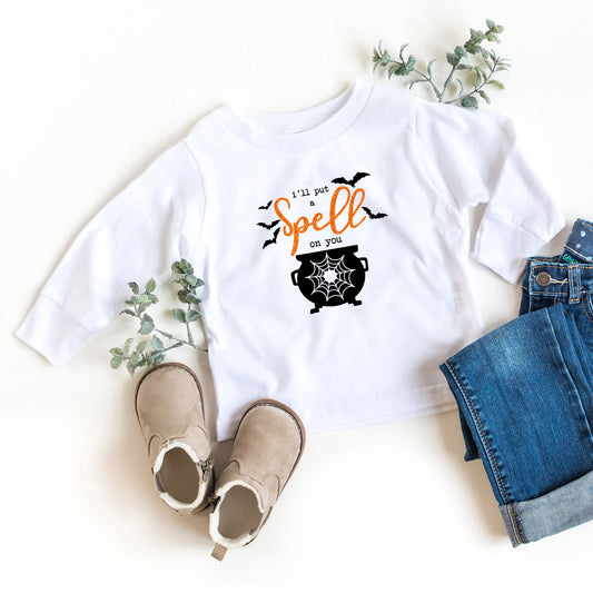 I'll Put A Spell On You Glitter | Youth Graphic Long Sleeve Tee