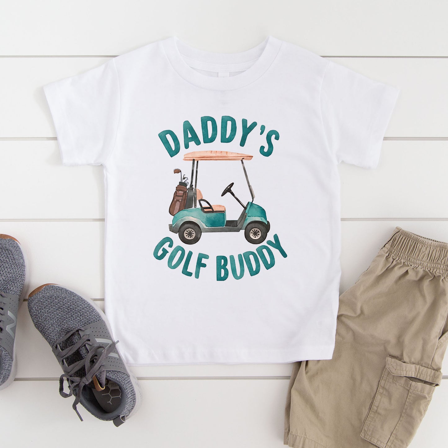 Daddy's Golf Buddy | Toddler Graphic Short Sleeve Tee