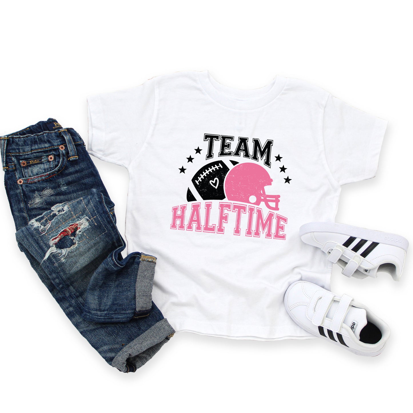 Team Halftime Distressed | Toddler Graphic Short Sleeve Tee