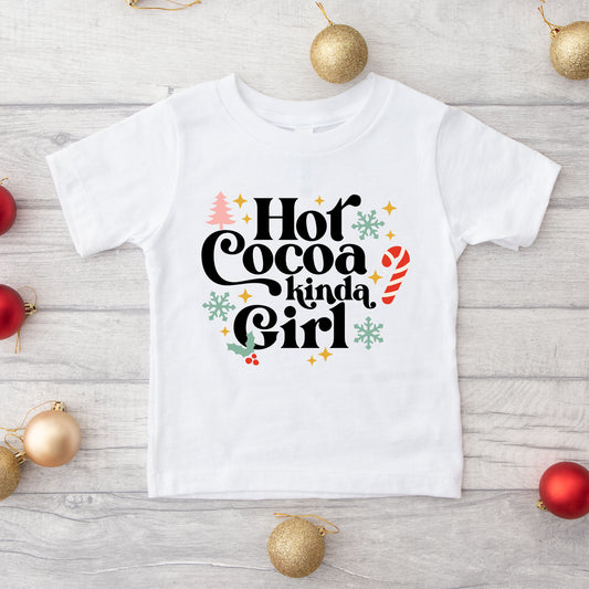 Hot Cocoa Kinda Girl | Youth Graphic Short Sleeve Tee