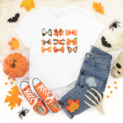 Coquette Girl Halloween Bow Chart | Toddler Graphic Short Sleeve Tee