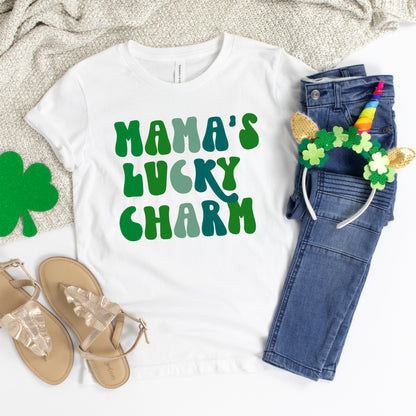 Mama's Lucky Charm | Toddler Graphic Short Sleeve Tee