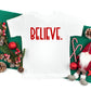 Believe Bold Puff Print | Toddler Graphic Short Sleeve Tee