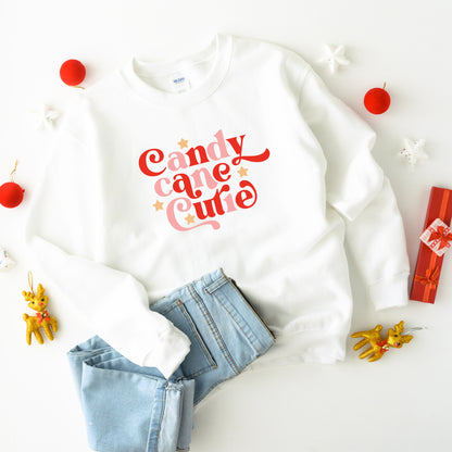 Candy Cane Cutie Stars | Youth Graphic Sweatshirt