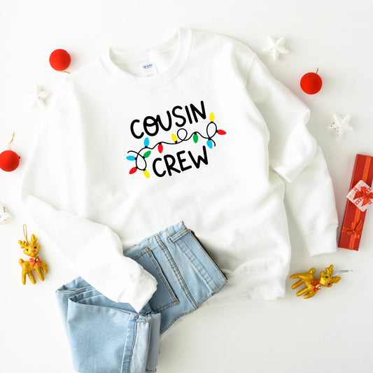 Cousin Crew Lights | Youth Graphic Sweatshirt