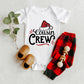 Cousin Crew Santa Hat | Baby Graphic Short Sleeve Onesie