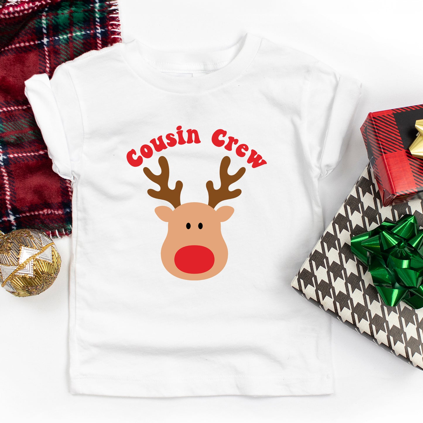 Cousin Crew Reindeer | Youth Graphic Short Sleeve Tee