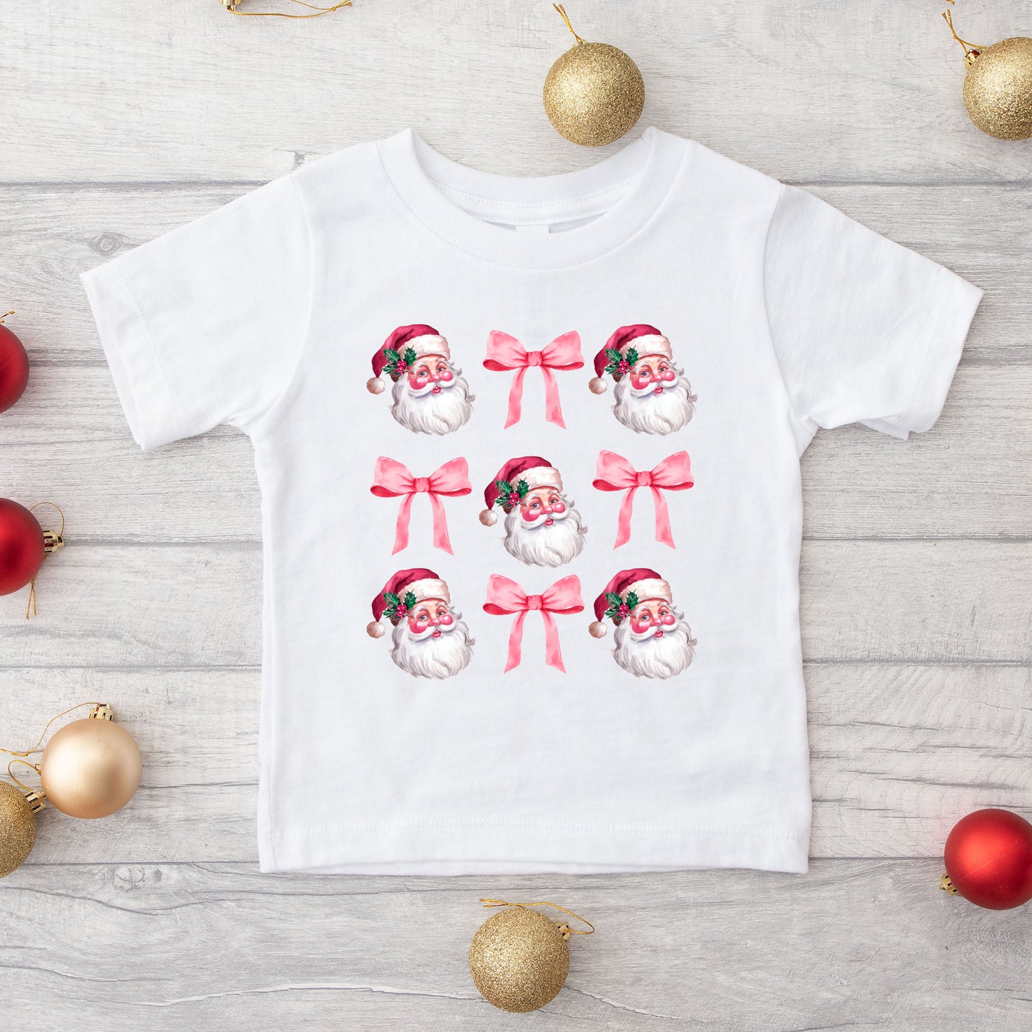 Coquette Santa Chart | Toddler Graphic Short Sleeve Tee
