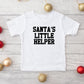 Santa's Little Helper Words | Toddler Graphic Short Sleeve Tee
