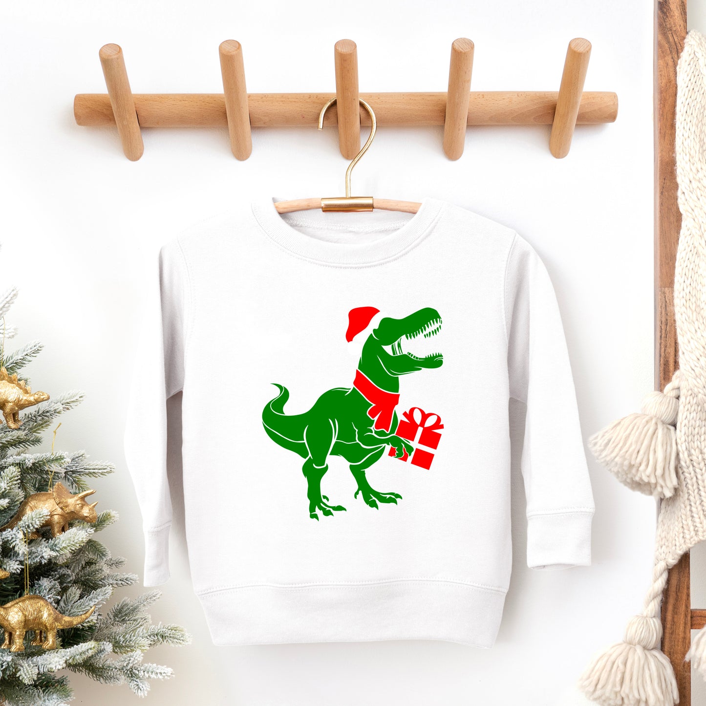 Dino Present | Toddler Graphic Sweatshirt