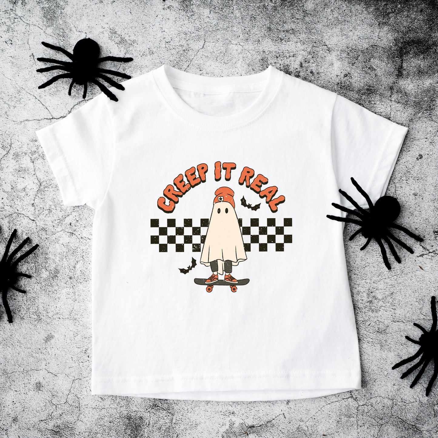 Creep It Real Skate Board | Toddler Graphic Short Sleeve Tee