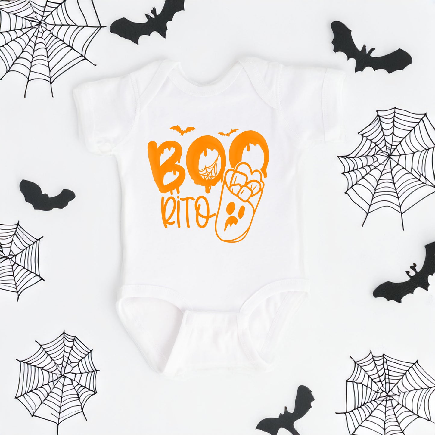 Boorito Puff Print | Baby Graphic Short Sleeve Onesie