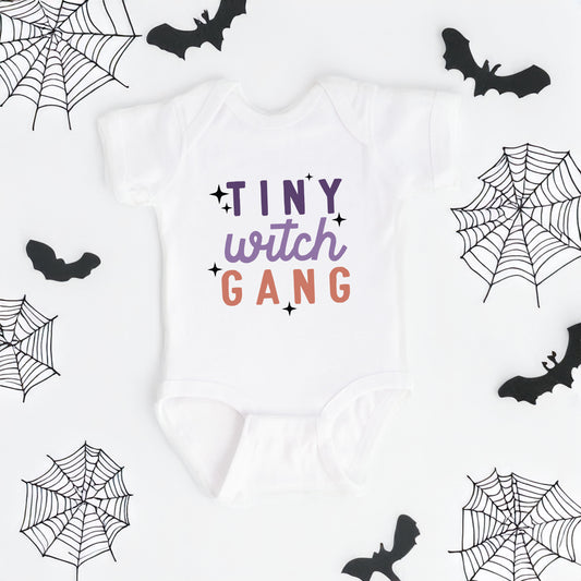 Tiny Witch Gang | Baby Graphic Short Sleeve Onesie