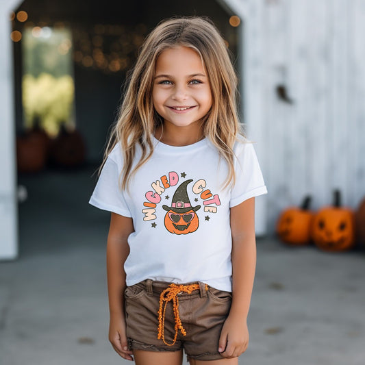 Wicked Cute Pumpkin | Toddler Graphic Short Sleeve Tee