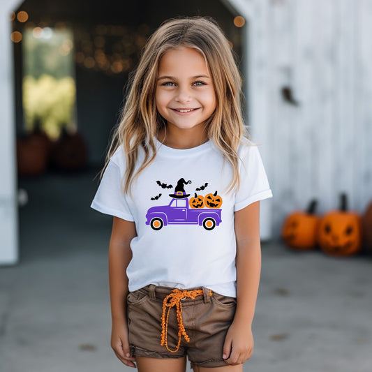 Witch Farm Truck | Toddler Graphic Short Sleeve Tee