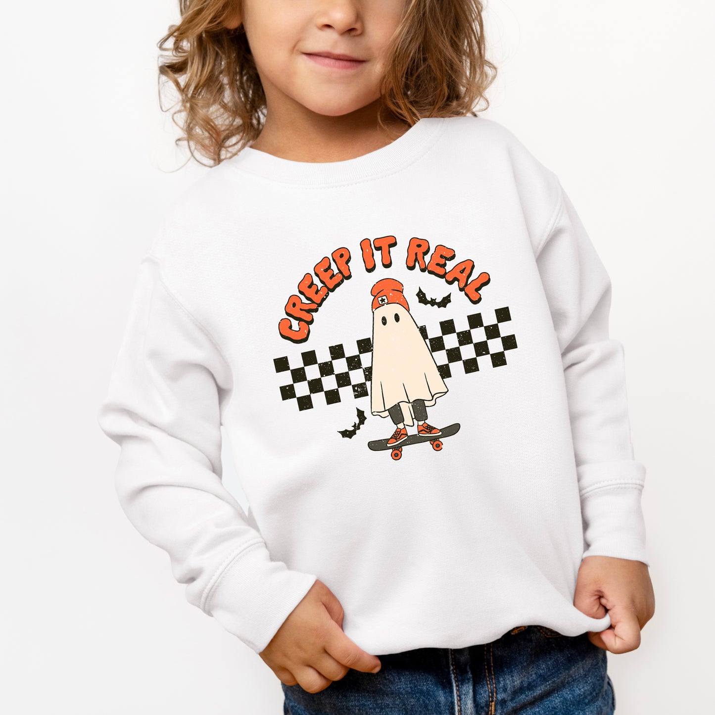 Creep It Real Skate Board | Toddler Graphic Sweatshirt