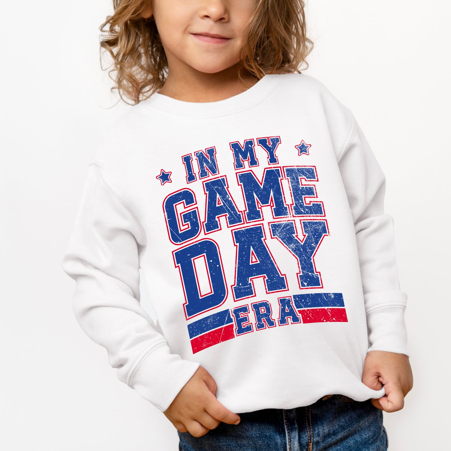 In My Game Day Era - Blue | Toddler Graphic Sweatshirt