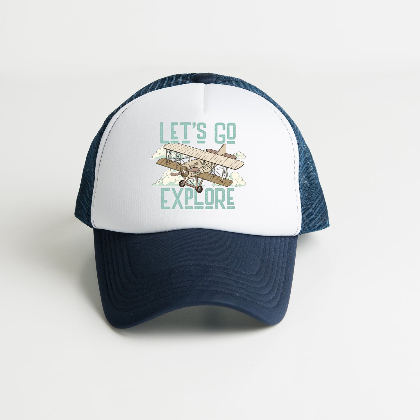 Let's Go Explore | Youth Foam Trucker Hat