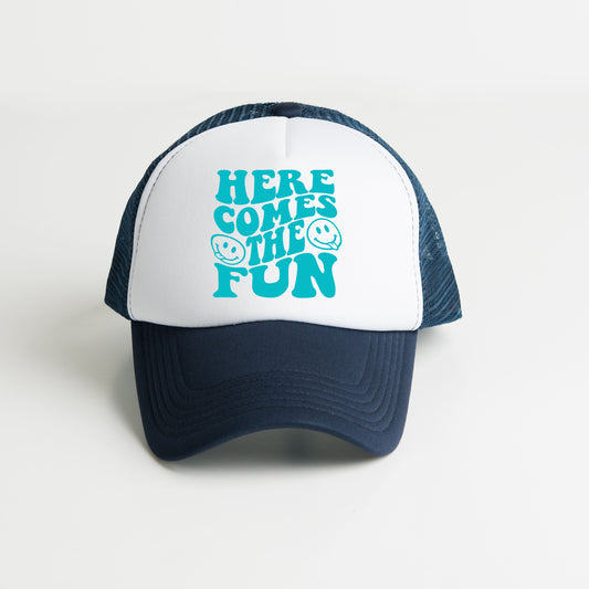 Here Comes The Fun | Youth Foam Trucker Hat