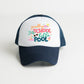 Goodbye School Hello Pool | Youth Foam Trucker Hat