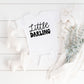 Little Darling Cursive | Baby Graphic Short Sleeve Onesie