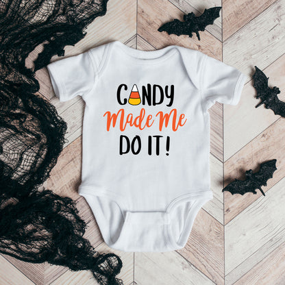 Candy Made Me Do It | Baby Graphic Short Sleeve Onesie