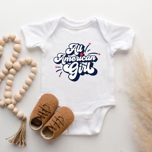 All American Girl | Baby Graphic Short Sleeve Onesie