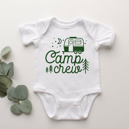 Camp Crew Camper | Baby Graphic Short Sleeve Onesie