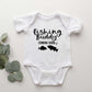 Fishing Buddy Coming Soon | Baby Graphic Short Sleeve Onesie
