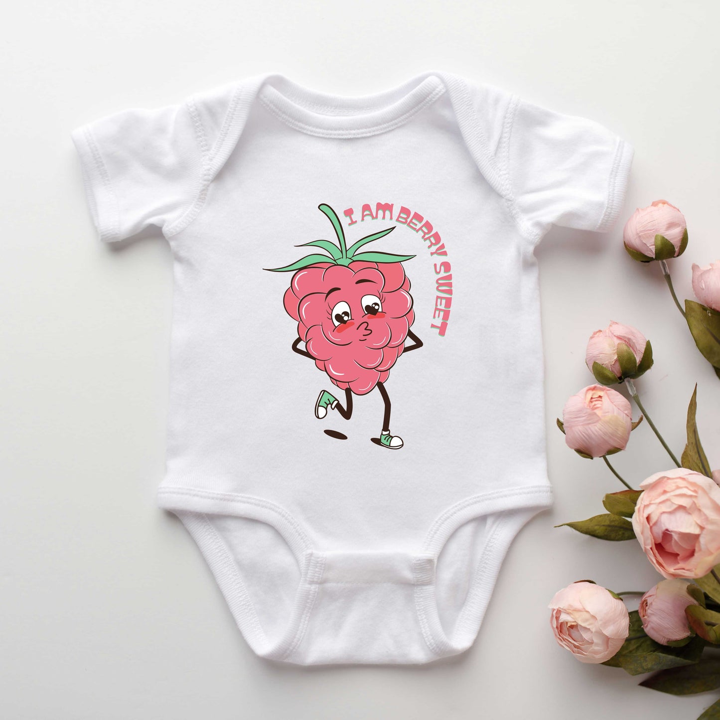 I Am Berry Sweet | Baby Graphic Short Sleeve Onesie