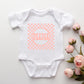 Checkered Mini | Baby Graphic Short Sleeve Onesie