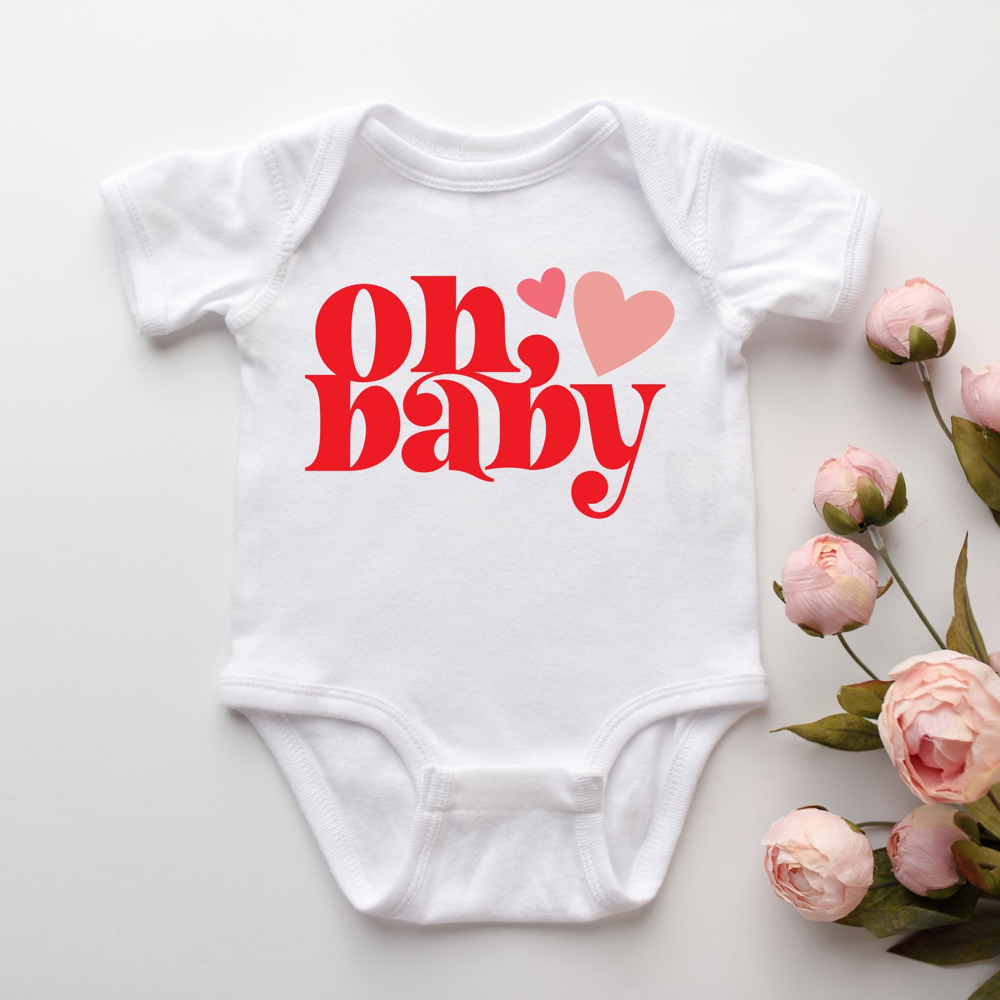 Oh Baby Heart | Baby Graphic Short Sleeve Onesie