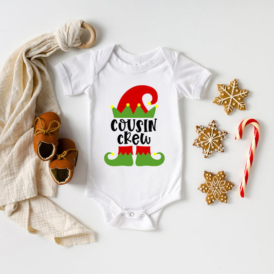 Cousin Crew Elf | Baby Graphic Short Sleeve Onesie