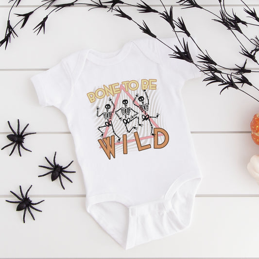 Bone To Be Wild | Baby Graphic Short Sleeve Onesie