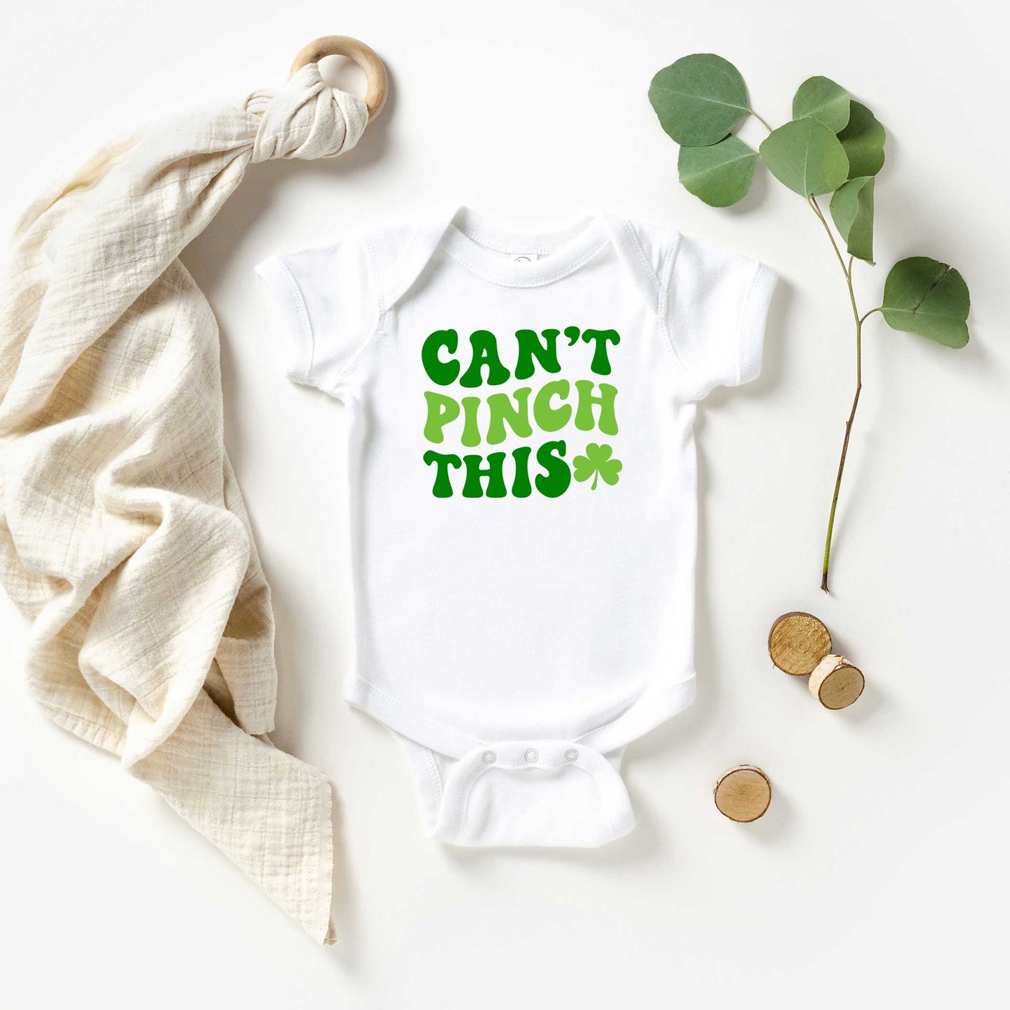 Can't Pinch This Shamrock | Baby Graphic Short Sleeve Onesie