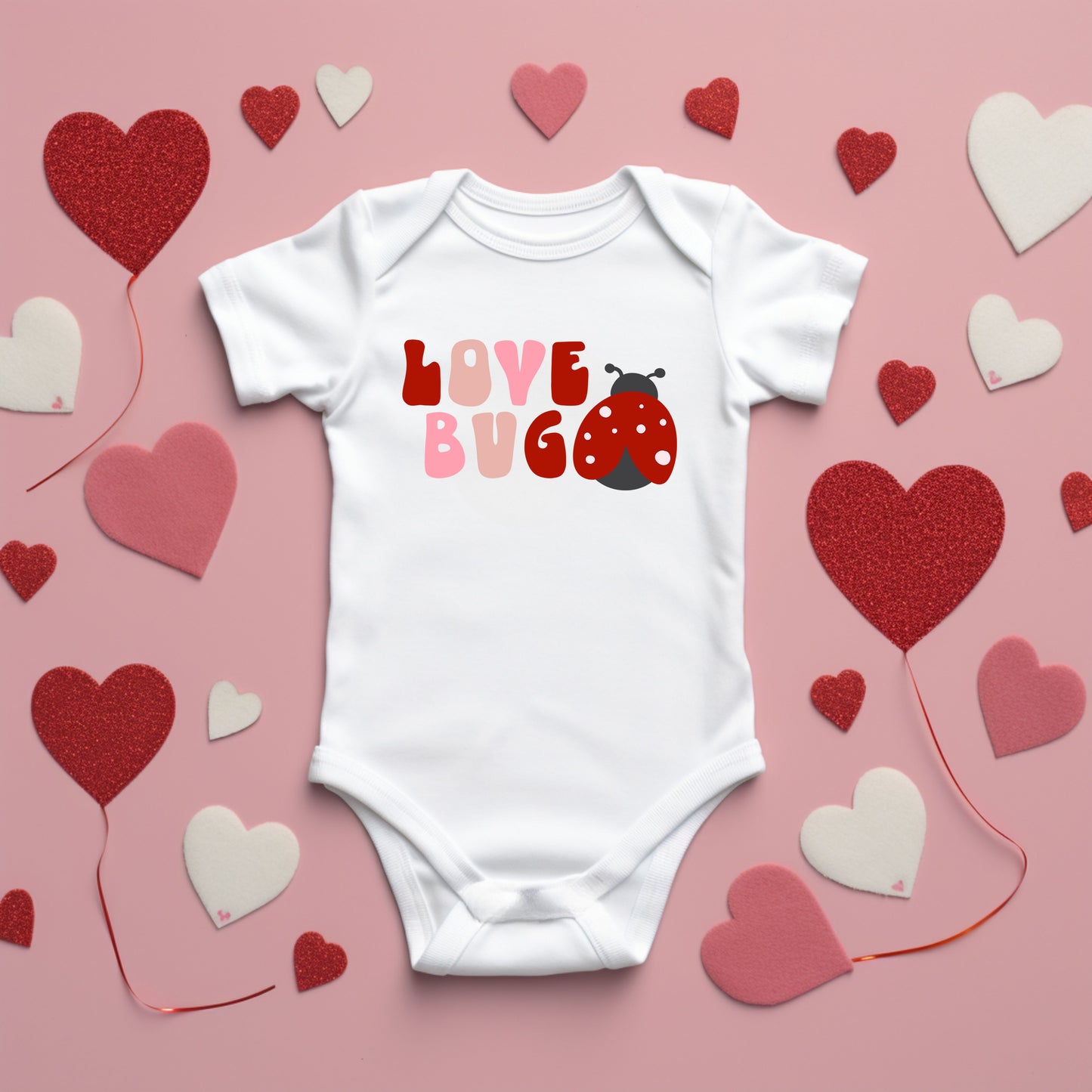 Love Bug Retro | Baby Graphic Short Sleeve Onesie