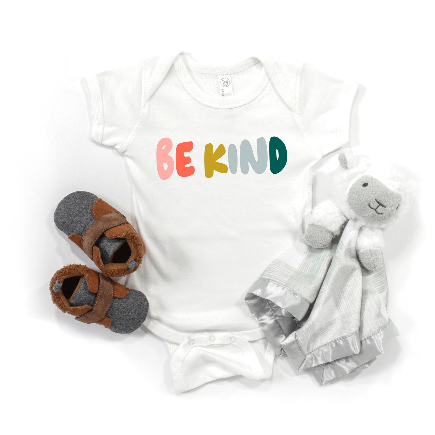 Be Kind Bold Colorful | Baby Graphic Short Sleeve Onesie