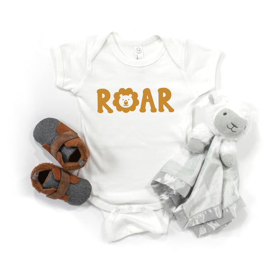 Roar Lion | Baby Graphic Short Sleeve Onesie