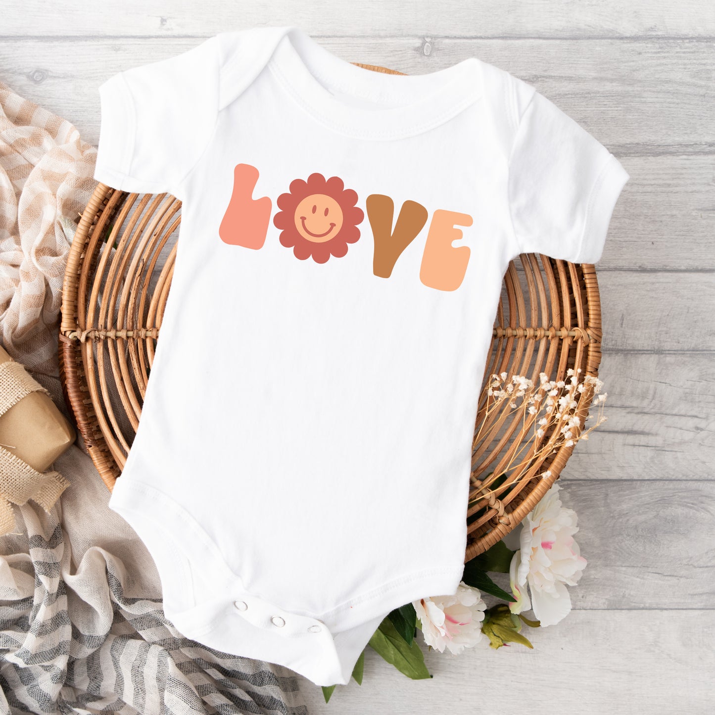 Love Daisy | Baby Graphic Short Sleeve Onesie