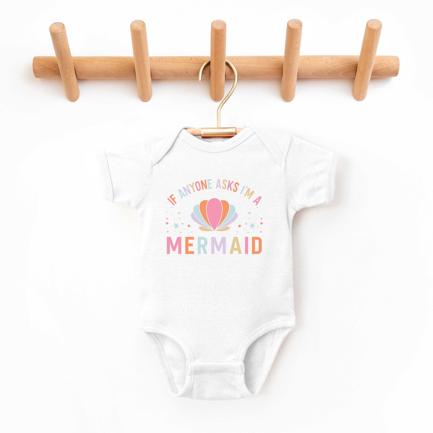 I'm A Mermaid | Baby Graphic Short Sleeve Onesie