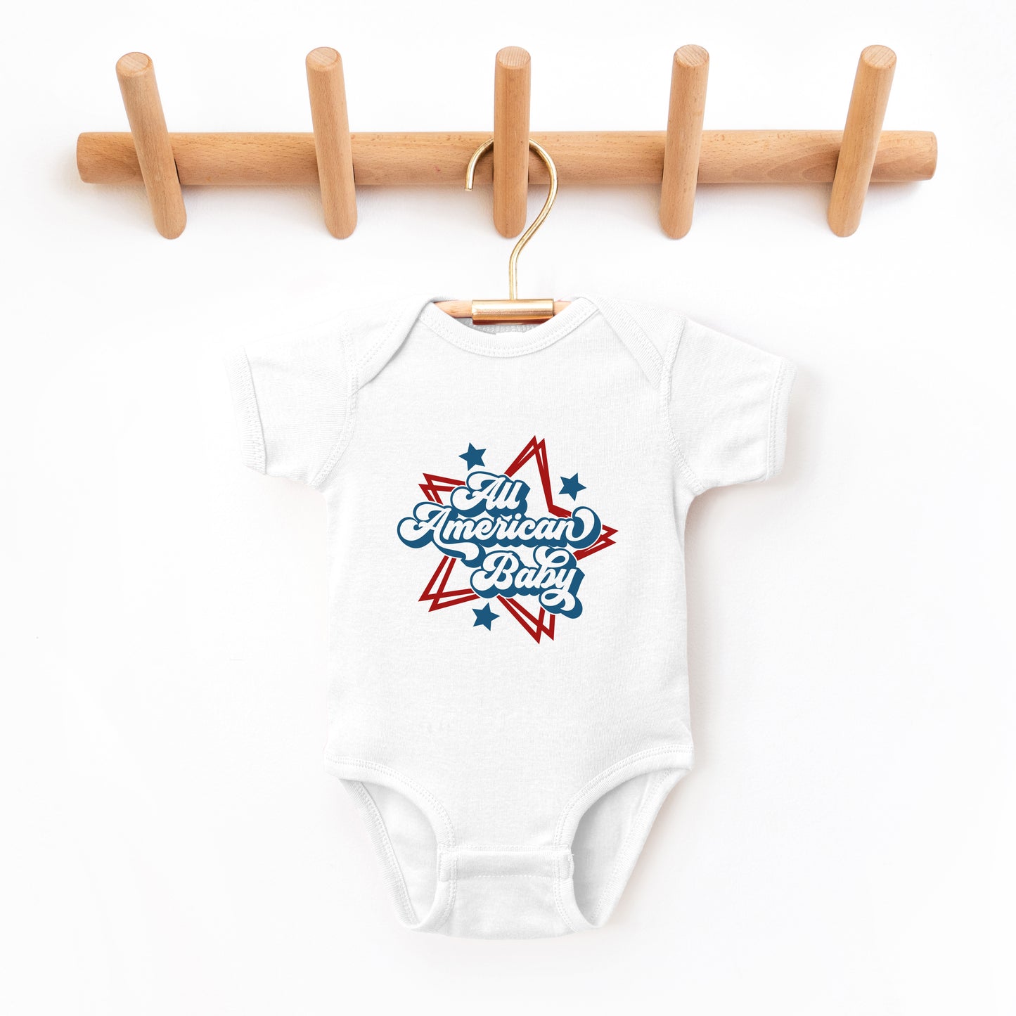 All American Baby | Baby Graphic Short Sleeve Onesie